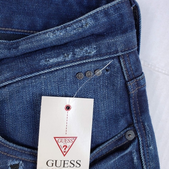 New Guess Slim Taper Men's Jeans SZ 32 - Picture 4 of 7